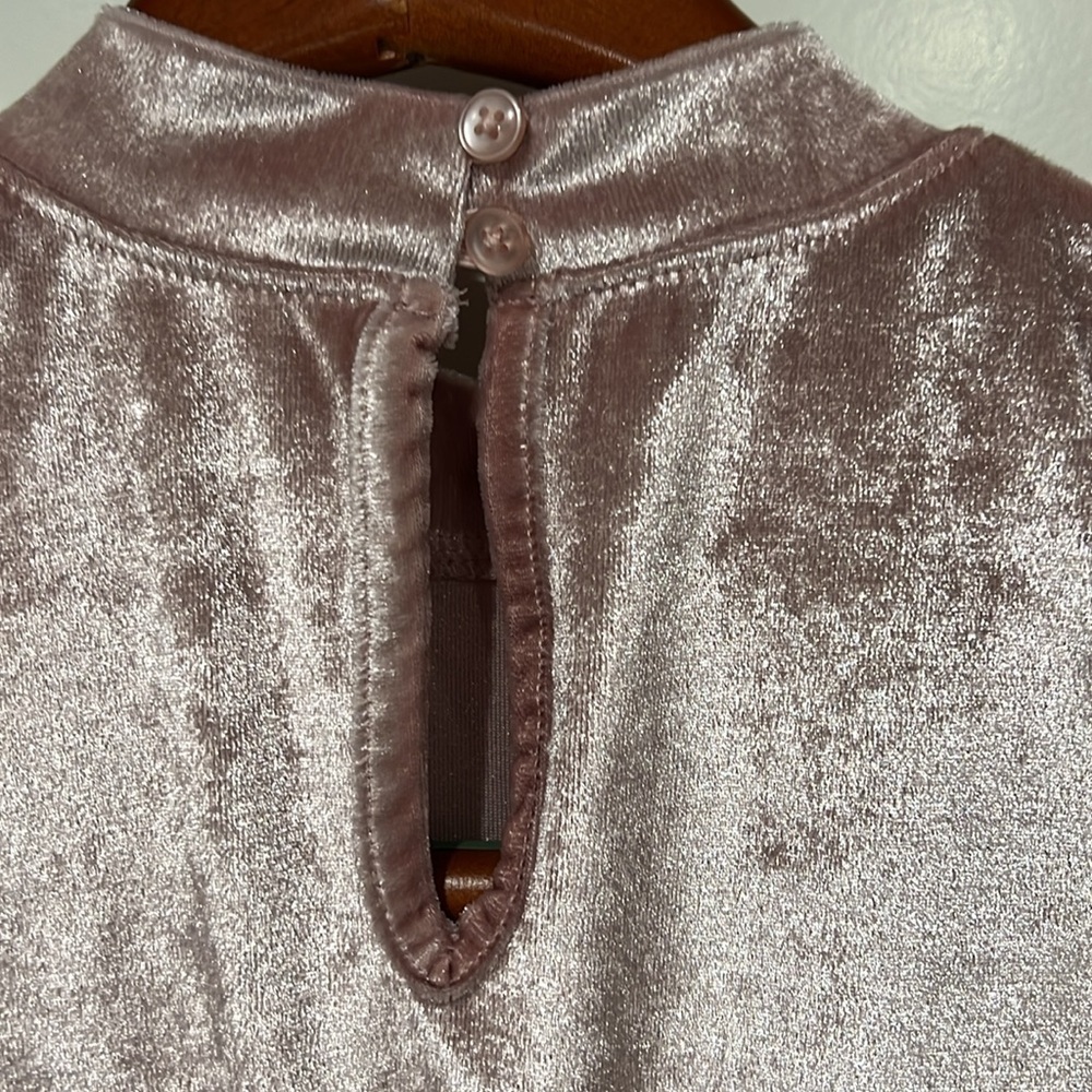 Wonder Nation Velour Dress Sz 7/8 - Picture 4 of 5